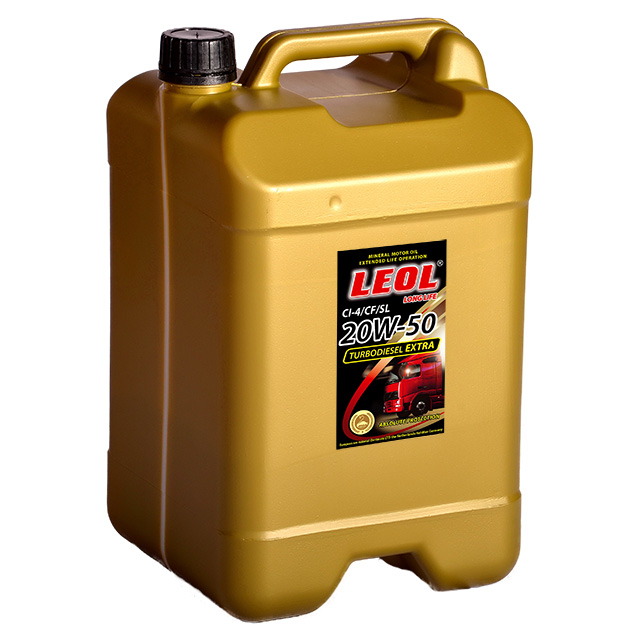 Масло SAE 20W-50 API CI-4/CF/SL турбодизель Каністра 10 л. ЛЕОЛ TURBODIESEL EXTRA